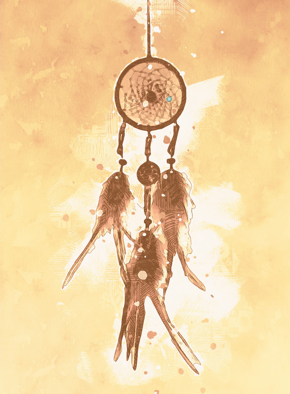 ドリームキャッチャーのイラスト